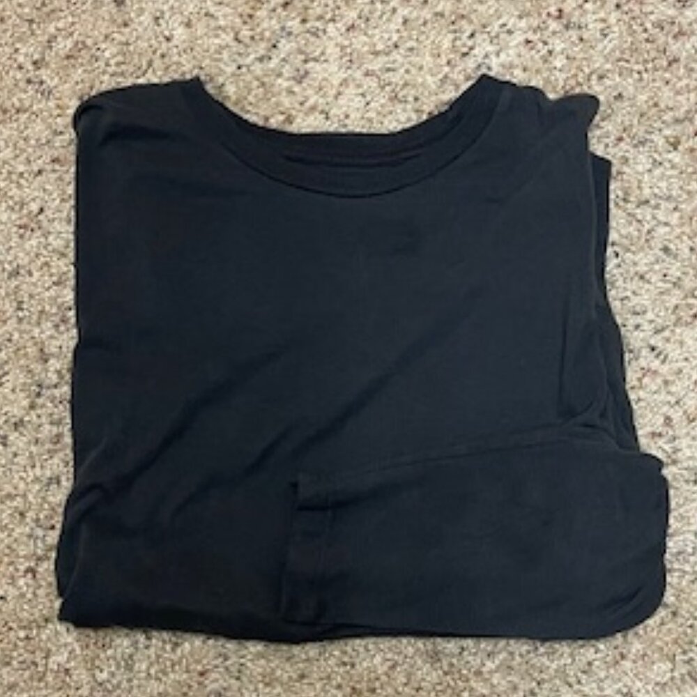 Old Navy Soft Washed Black Long Sleeve T-shirt - S